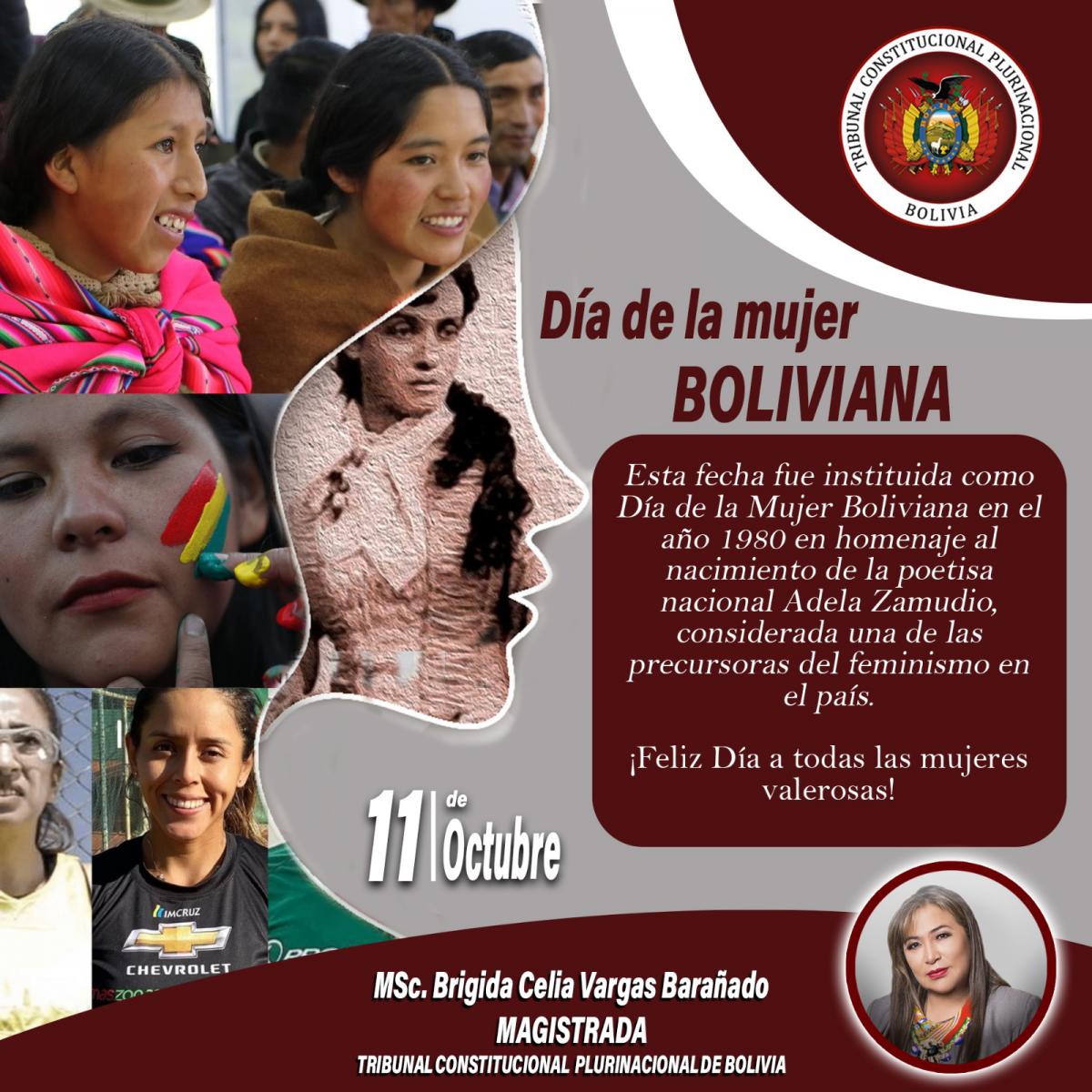 En este momento estás viendo DÍA DE LA MUJER BOLIVIANA