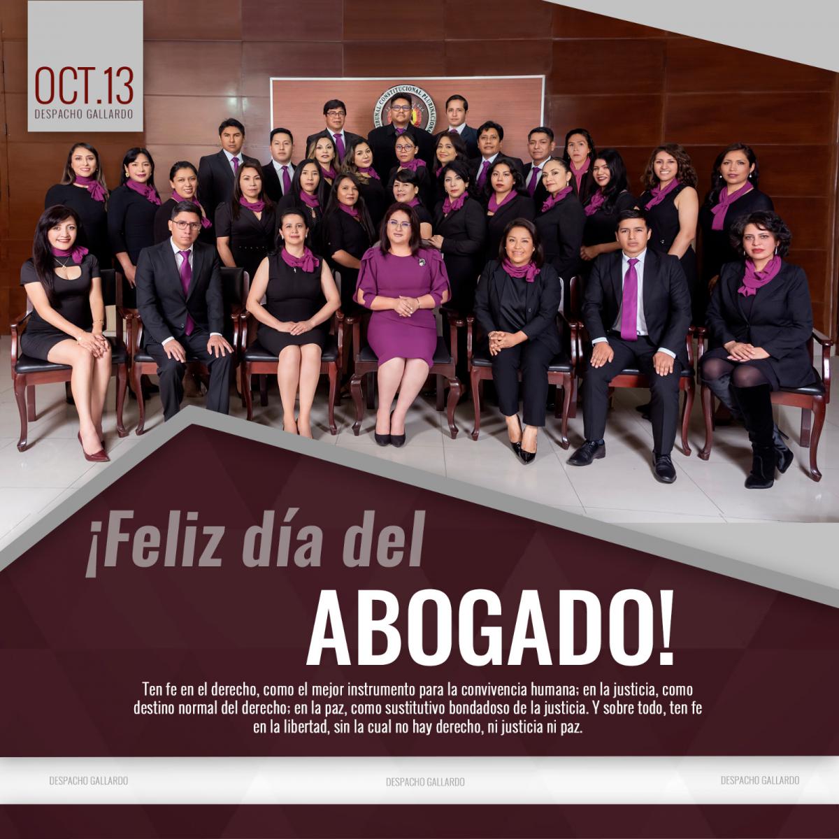 En este momento estás viendo SALUTACIÓN DE LA MAGISTRADA KAREM LORENA GALLARDO SEJAS