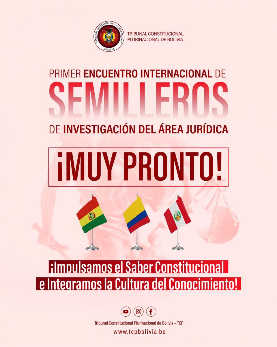 Lee más sobre el artículo TCP REALIZA LANZAMIENTO DEL “PRIMER ENCUENTRO INTERNACIONAL DE SEMILLEROS DE INVESTIGACIÓN DEL ÁREA JURÍDICA”