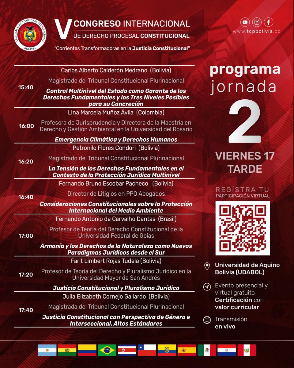 En este momento estás viendo V CONGRESO INTERNACIONAL DE DERECHO PROCESAL CONSTITUCIONAL, “CORRIENTES TRANSFORMADORAS EN LA JUSTICIA CONSTITUCIONAL”.