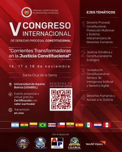 Lee más sobre el artículo V CONGRESO INTERNACIONAL DE DERECHO PROCESAL CONSTITUCIONAL. «CORRIENTES TRANSFORMADORAS EN LA JUSTICIA CONSTITUCIONAL»