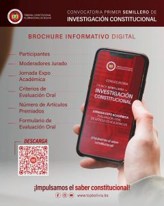 Lee más sobre el artículo ¡CONVOCATORIA PRIMER SEMILLERO DE INVESTIGACIÓN CONSTITUCIONAL!