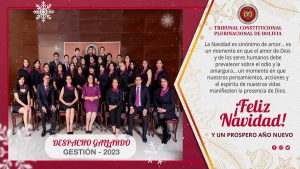 Lee más sobre el artículo ¡FELIZ NAVIDAD Y VENTUROSO AÑO NUEVO 2024!, MSc. KAREM LORENA GALLARDO SEJAS