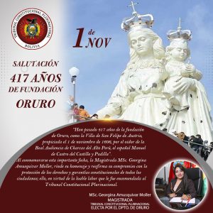 Lee más sobre el artículo SALUTACIÓN POR LOS 417 AÑOS DE FUNDACIÓN