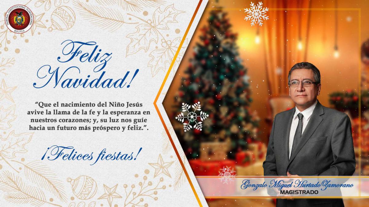 Lee más sobre el artículo ¡FELIZ NAVIDAD!, GONZALO MIGUEL HURTADO ZAMORANO
