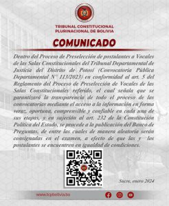 Lee más sobre el artículo COMUNICADO