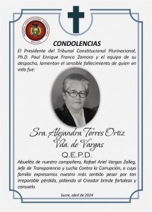 Lee más sobre el artículo AUTORIDADES DEL TCP PARTICIPARON EN EL ACTO DE CONMEMORACIÓN DE LOS 400 AÑOS DE FUNDACIÓN DE LA UNIVERSIDAD MAYOR, REAL Y PONTIFICIA DE SAN FRANCISCO XAVIER DE CHUQUISACA