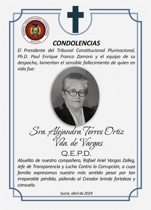 En este momento estás viendo AUTORIDADES DEL TCP PARTICIPARON EN EL ACTO DE CONMEMORACIÓN DE LOS 400 AÑOS DE FUNDACIÓN DE LA UNIVERSIDAD MAYOR, REAL Y PONTIFICIA DE SAN FRANCISCO XAVIER DE CHUQUISACA