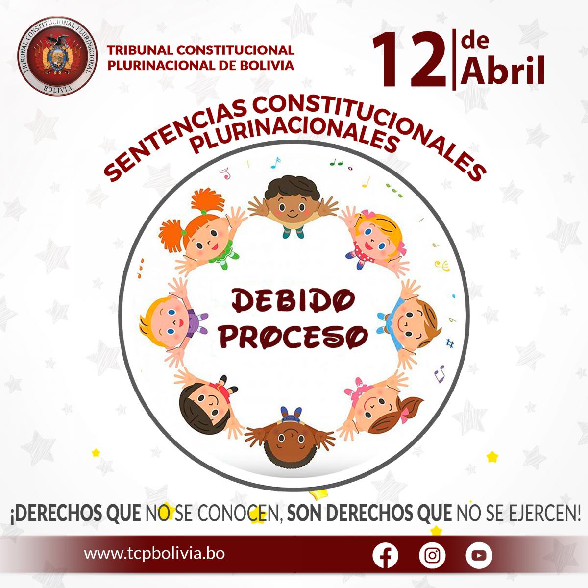 En este momento estás viendo “DÍA DE LA NIÑA Y EL NIÑO BOLIVIANO”, SENTENCIAS CONSTITUCIONALES PLURINACIONALES