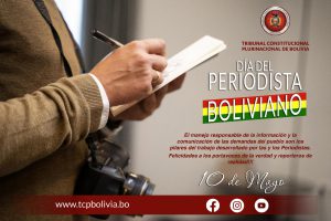 Lee más sobre el artículo “DÍA DEL PERIODISTA BOLIVIANO”