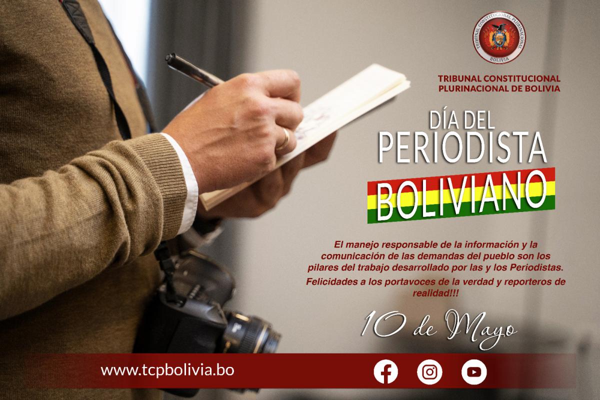 Lee más sobre el artículo “DÍA DEL PERIODISTA BOLIVIANO”