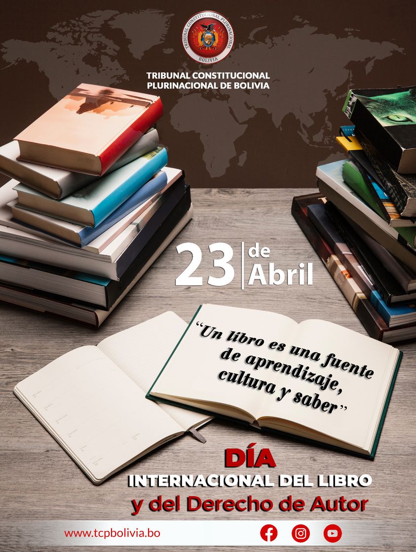 Lee más sobre el artículo DÍA INTERNACIONAL DEL LIBRO Y DEL DERECHO DE AUTOR