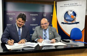 Lee más sobre el artículo TRIBUNAL CONSTITUCIONAL PLURINACIONAL DE BOLIVIA Y EL INSTITUTO LATINO AMERICANO DE INVESTIGACIÓN Y CAPACITACIÓN JURÍDICA – LATIN IURIS, SUSCRIBEN CONVENIO DE COOPERACIÓN ACADÉMICA