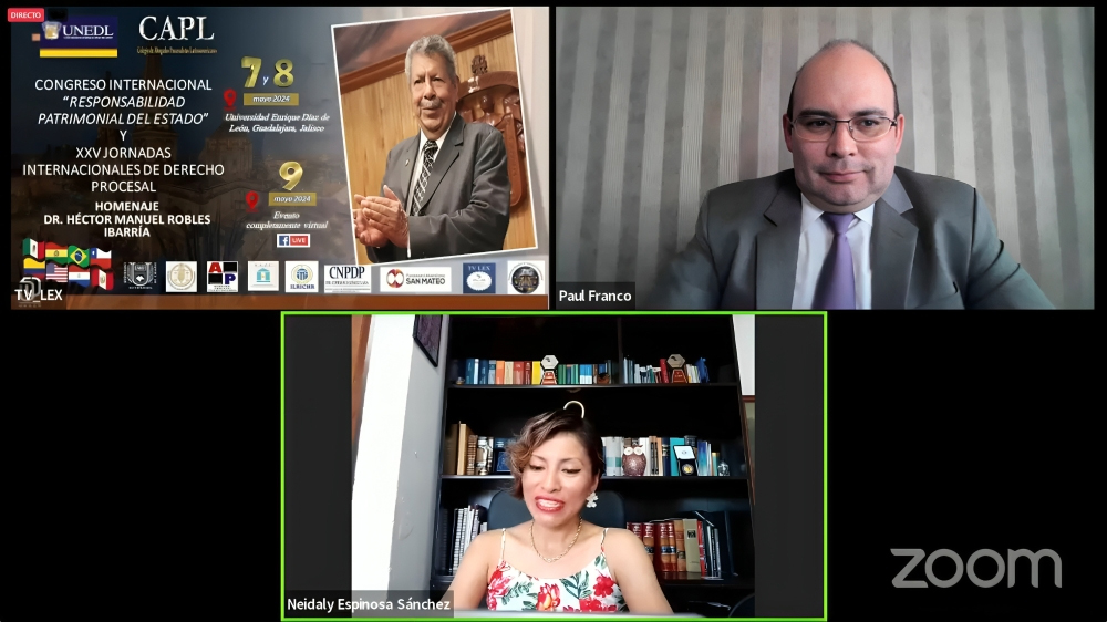 Lee más sobre el artículo PRESIDENTE DEL TCP PRESENTÓ PONENCIA SOBRE “DERECHO PROCESAL CONVENCIONAL DE LOS DERECHOS HUMANOS” EN EVENTO ACADÉMICO ORGANIZADO POR EL COLEGIO DE ABOGADOS PROCESALISTAS LATINOAMERICANOS Y LA UNIVERSIDAD “ENRIQUE DÍAZ DE LEÓN” DE GUADALAJARA – MÉXICO