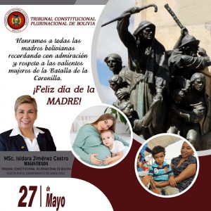 Lee más sobre el artículo SALUTACIÓN DE LA MAGISTRADA MSc. ISIDORA JIMÉNEZ CASTRO