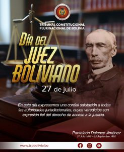 Lee más sobre el artículo DÍA DEL JUEZ BOLIVIANO