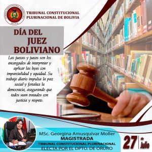 Lee más sobre el artículo DÍA DEL JUEZ BOLIVIANO