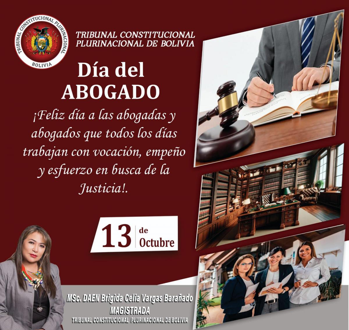 En este momento estás viendo SALUTACIÓN DE LA MAGISTRADA MSc. DAEN BRIGIDA CELIA VARGAS BARAÑADO
