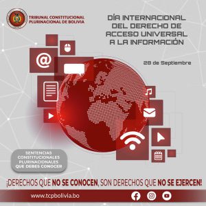 Lee más sobre el artículo DÍA INTERNACIONAL DEL DERECHO DE ACCESO UNIVERSAL A LA INFORMACIÓN