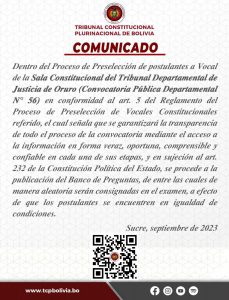 Lee más sobre el artículo COMUNICADO