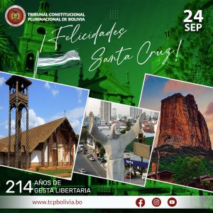 Lee más sobre el artículo HOMENAJE A LOS 214 AÑOS DE CONMEMORACIÓN DE LA GESTA BIBERTARIA DE SANTA CRUZ