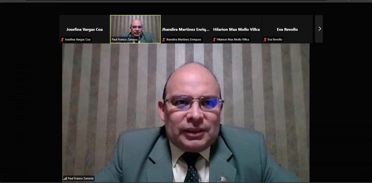 Lee más sobre el artículo EN CURSO DE CAPACITACIÓN INTERNA, TCP PROMOVIÓ EL ANÁLISIS SOBRE “LA PONDERACIÓN DE DERECHOS HUMANOS: SU GARANTÍA Y DEFENSA CONSTITUCIONAL”