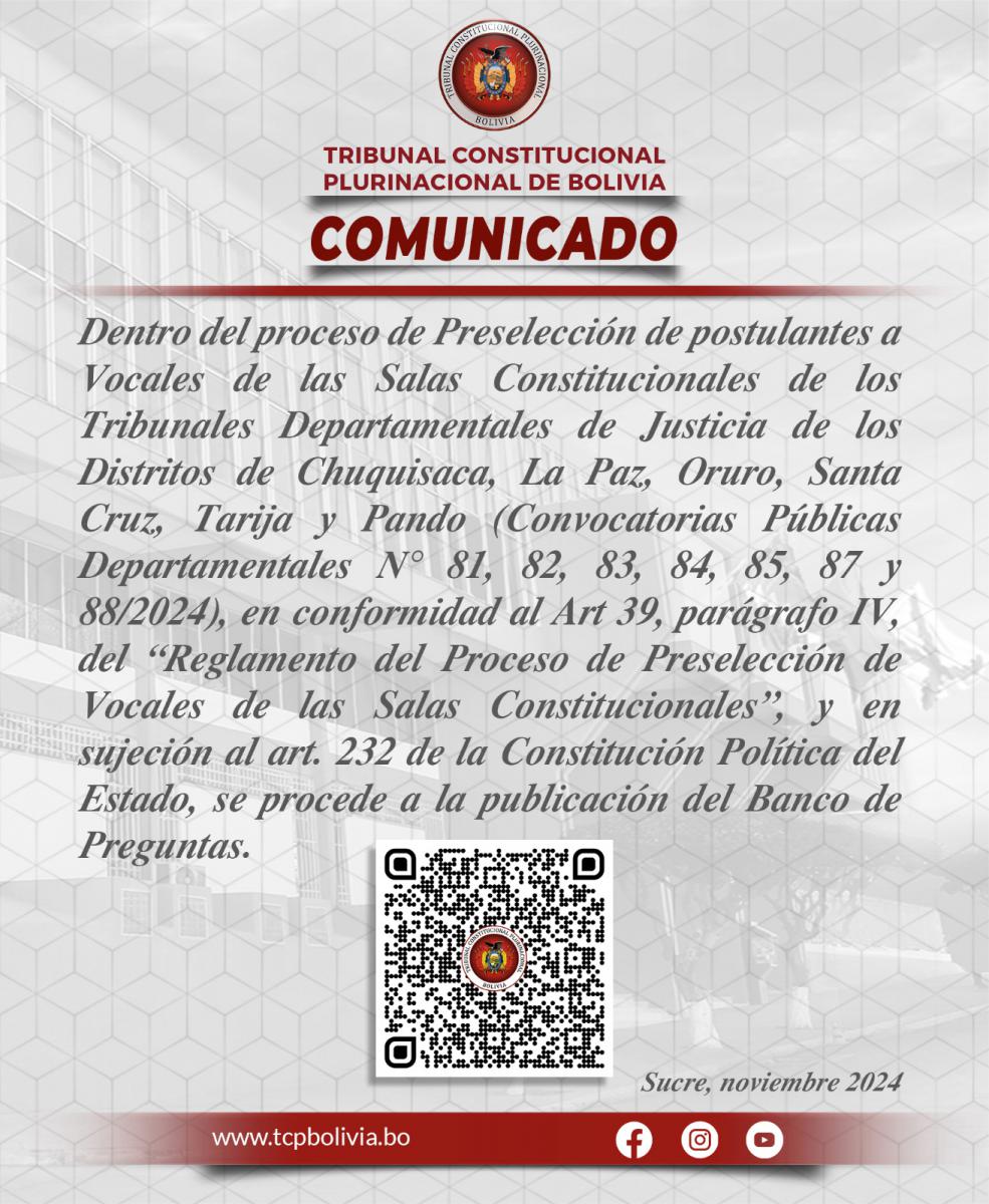 En este momento estás viendo COMUNICADO