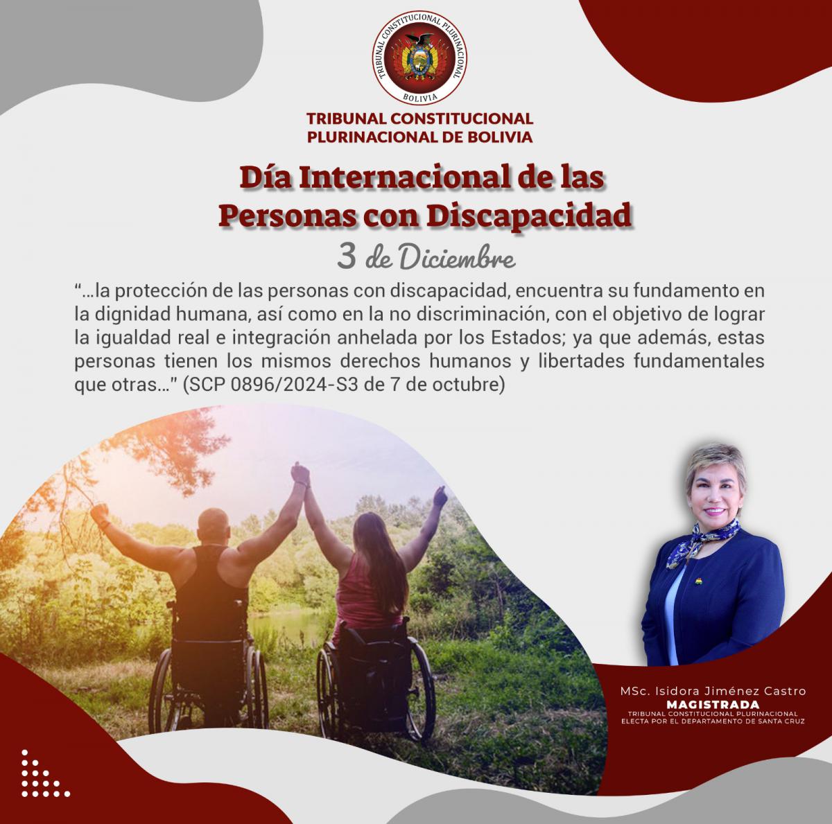 Lee más sobre el artículo DÍA INTERNACIONAL DE LAS PERSONAS CON DISCAPACIDAD