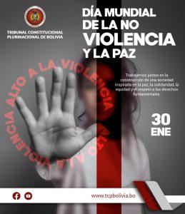 Lee más sobre el artículo DÍA MUNDIAL DE LA NO VIOLENCIA Y LA PAZ