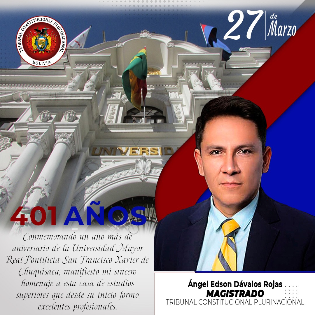 Lee más sobre el artículo SALUTACIÓN DEL MAGISTRADO ÁNGEL EDSON DÁVALOS ROJAS