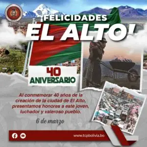 Lee más sobre el artículo ¡FELICIDADES EL ALTO!