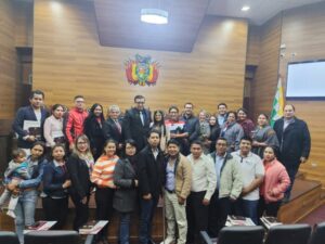 Lee más sobre el artículo ESTUDIANTES DE LA CARRERA DE DERECHO DE RIBERALTA VISITAN EL TRIBUNAL CONSTITUCIONAL PLURINACIONAL Y PARTICIPAN DE SEMINARIO ESPECIALIZADO