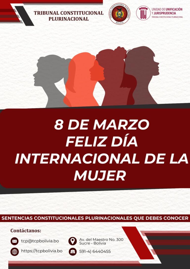 8 DE MARZO FELIZ DÍA INTERNACIONAL DE LA MUJER – .:: Tribunal ...