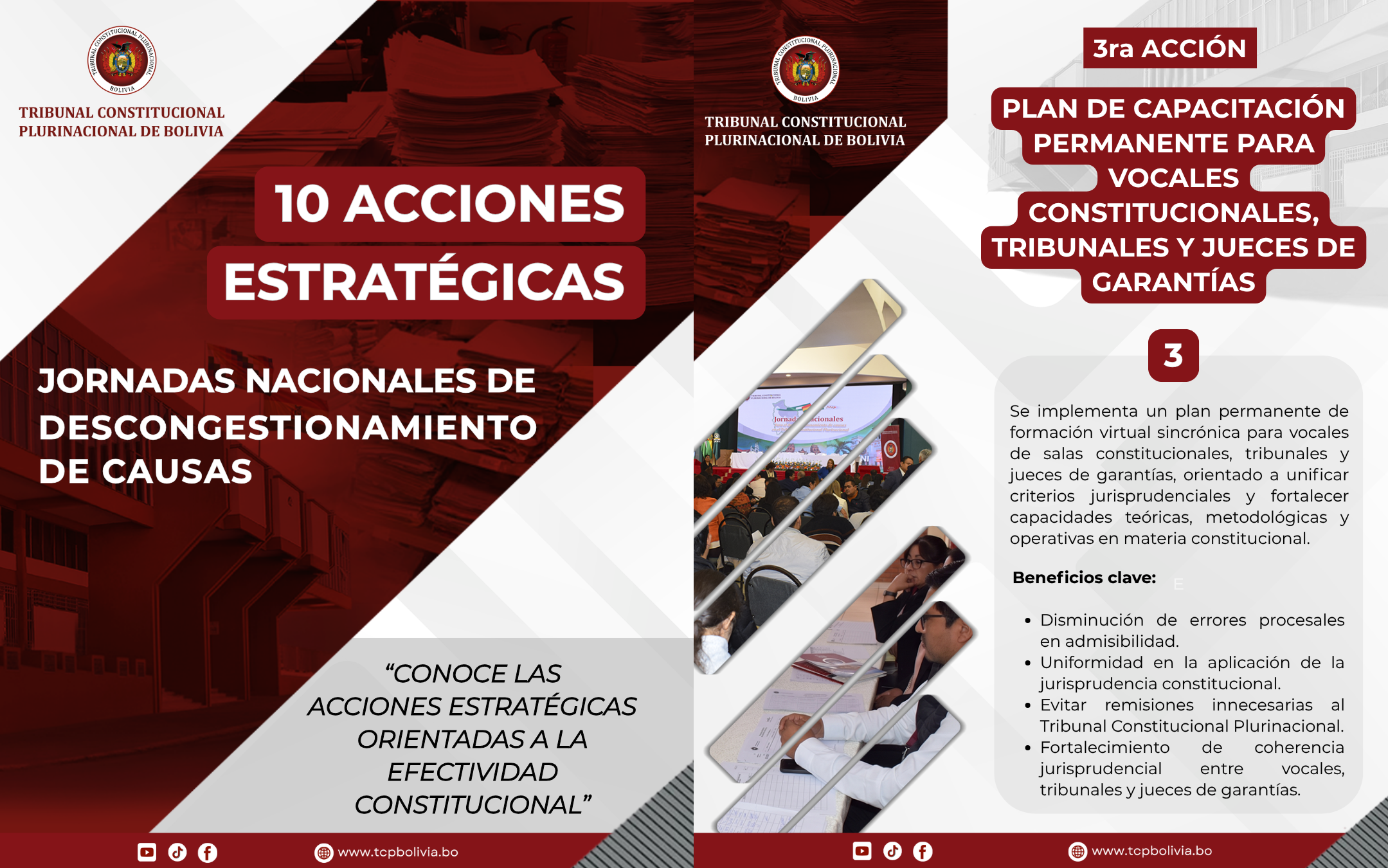 En este momento estás viendo 📌 3ra Acción Estratégica | Plan de Capacitación Permanente para Vocales Constitucionales, Tribunales y Jueces de Garantías