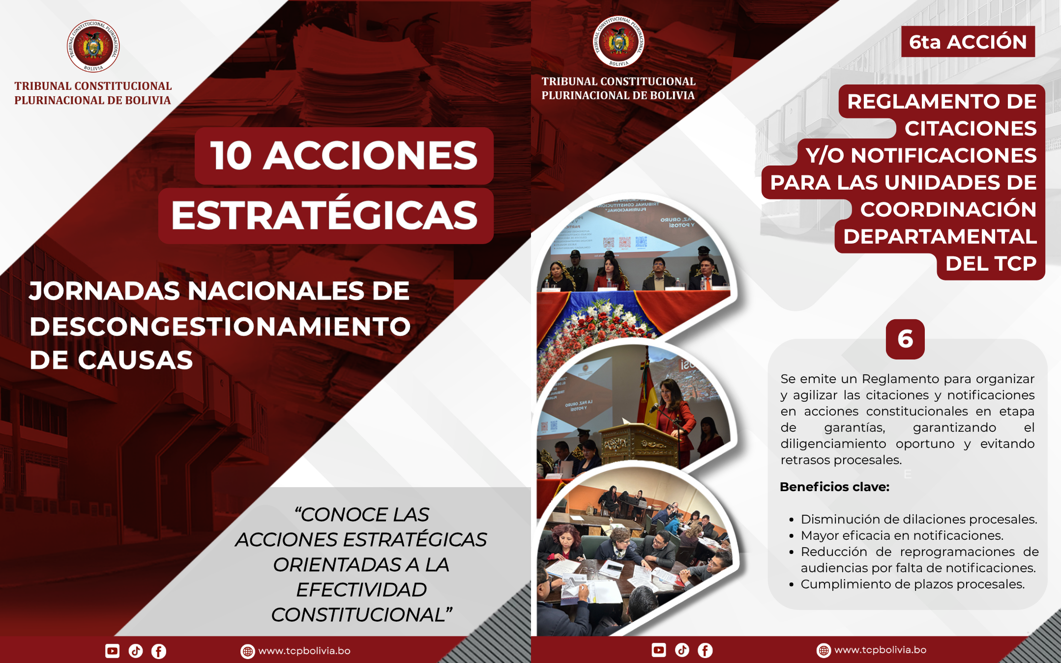 En este momento estás viendo 📌 6ta Acción Estratégica | Reglamento de Citaciones y/o Notificaciones para las Unidades de Coordinación Departamental del TCP
