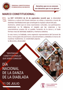 Lee más sobre el artículo Día Nacional de la Danza de la Diablada