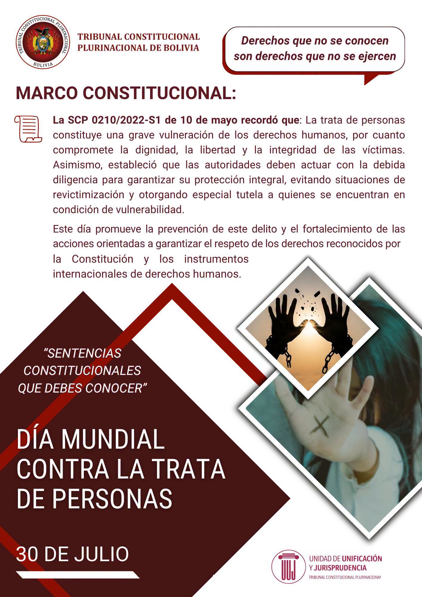 Lee más sobre el artículo Día Mundial contra la Trata de Personas