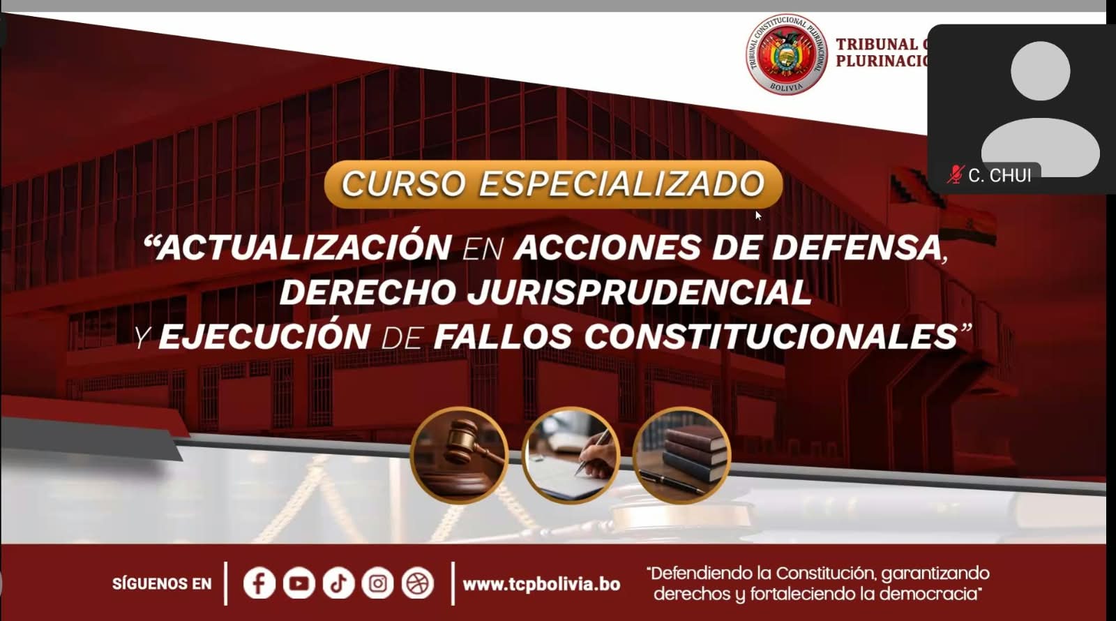 En este momento estás viendo TCP FORTALECE LA JUSTICIA CONSTITUCIONAL CON FORMACIÓN ESPECIALIZADA PARA VOCALES, JUEZAS Y JUECES DE GARANTÍAS DE TODO EL PAÍS