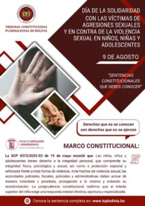 Lee más sobre el artículo Día de la Solidaridad con las Víctimas de Agresiones Sexuales y en Contra de la Violencia Sexual en Niñas, Niños y Adolescentes