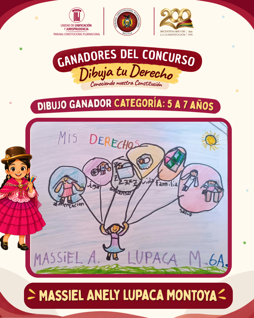 En este momento estás viendo OCHO VOCES, OCHO DERECHOS: NIÑAS, NIÑOS Y ADOLESCENTES DE BOLIVIA GANAN EL CONCURSO “DIBUJA TU DERECHO”